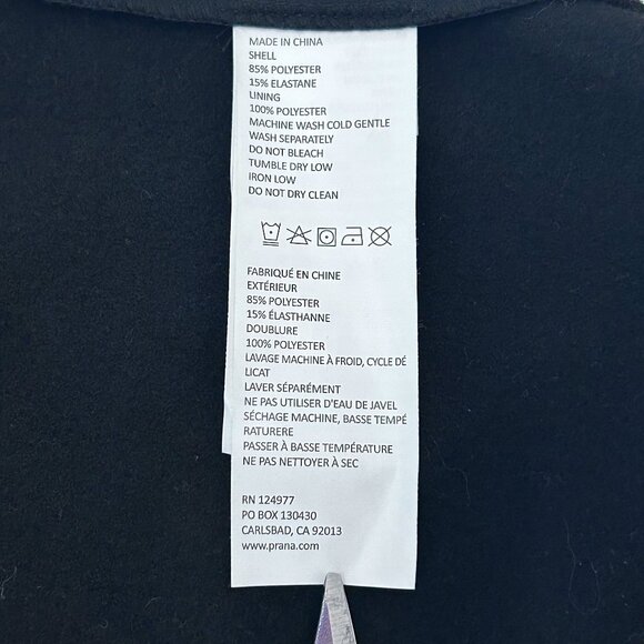 prAna Martina Softshell Jacket Black Size M - Picture 11 of 16